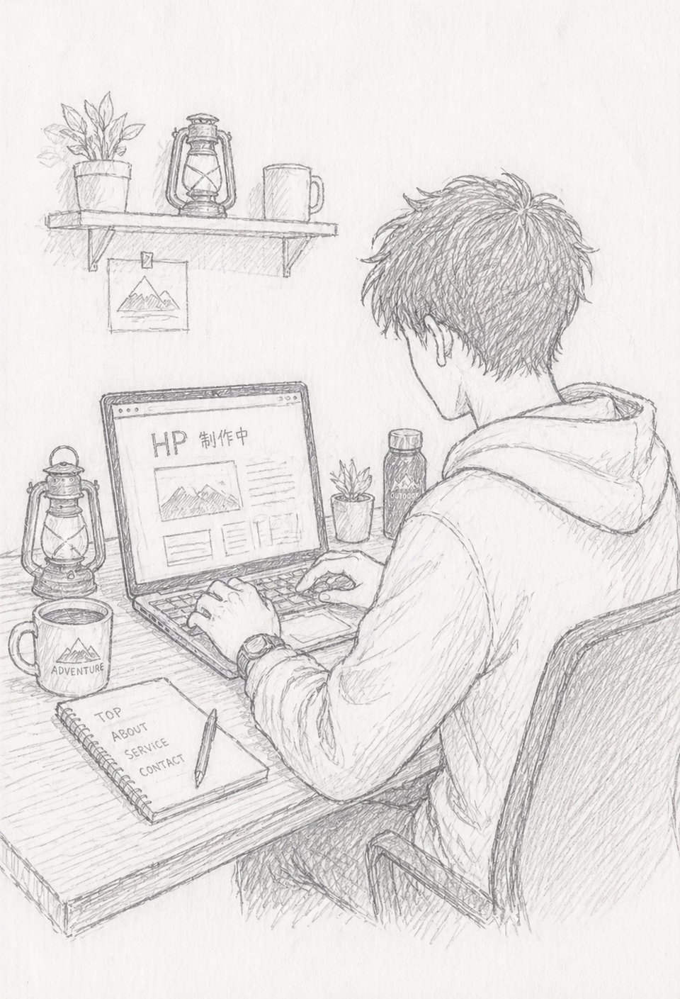 HPにかかった時間と痛感した大変さ